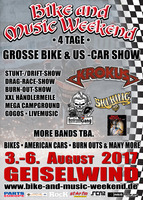 Bike and Music Weekend am Donnerstag, 03.08.2017